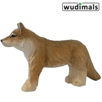 Corvus Wudimals A040468 - Wolf, Wolf, handgeschnitzt aus Holz