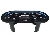 Home Deluxe LED Pokertisch FULL HOUSE