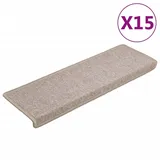 vidaXL Stufenmatte 65 x 21 cm Taupe