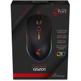 MediaRange Gaming Series GS201 RGB Gaming Mouse schwarz, USB (MRGS201)