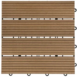 Home Deluxe WPC Bavaro teak 30 x 30 x 2,2 cm