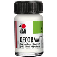 Marabu Decormatt Acryl 15 ml weiß