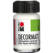 Marabu Decormatt Acryl 15 ml weiß