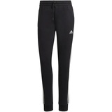 Adidas Essentials 3-Streifen French Terry Cuffed Hose Black / White M