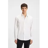 Boss ORANGE "Relegant", Herren, Gr. 3XL, N-Gr, weiß (weiß100), Web, Obermaterial: 100% Baumwolle, unifarben, regular fit, hoch geschlossener Ausschnitt, eingesetzt 2-Knopf-Manschette mit Knöpfen, Hemden, mit BOSS Stickerei