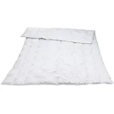 Traumina Cube Duo Winter-Bettdecke mit Schurwolle-Füllung Weiß 200 x 220 cm