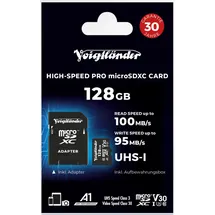 Voigtländer 128GB microSDXC Prof. High-Speed UHS-I