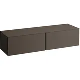 Laufen ILBAGNOALESSI Schubladenelement, ohne Ausschnitt, 1600x500x370mm, 2 Schubladen, H4303300974291,