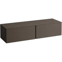 Laufen ILBAGNOALESSI Schubladenelement, ohne Ausschnitt, 1600x500x370mm, 2 Schubladen, H4303300974291,