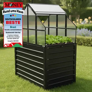 BRAST 2in1 Hochbeet mit Gewächshaus-Aufsatz Classic