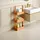 Relaxdays Badregal, mit 3 Ablagen, Hellbraun,