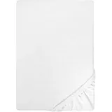 biberna 0077155 Jersey 180 x 200 - 200 x 200 cm weiß