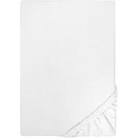 biberna 0077155 Jersey 180 x 200 - 200 x 200 cm weiß