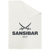 Sansibar Wohndecke Sansibar weiß/anthr, (BL 150x200 cm)