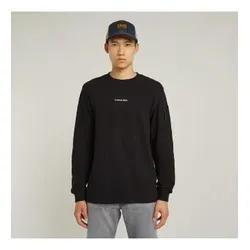 G-Star für Herren. D26033-D965-6484 Sweatshirt Checquard Tasche schwarz (S), Lässig, Bio-Baumwolle, Nachhaltig
