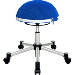 Arbeitshocker TOPSTAR „Sitness Half Ball“ Hocker Gr. B/H/T: 65 cm x 66 cm x 65 cm, blau Zubehör für Wäschepflege