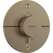 Hansgrohe ShowerSelect Comfort S Duschthermostat Unterputz für 2 Verbraucher Bronze 15554140
