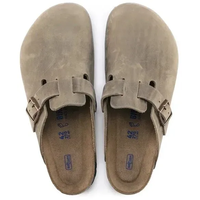 Birkenstock Boston SFB LEOI - Sandalen Tabacco Brown 39 - Narrow fit