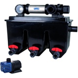 T.I.P. Profi Teichfilter-Set - Für 30000 l Teich, UV-C 24 W, Mehrkammersystem, MTS 30000 UV 24 INOX, 30288