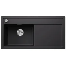 Blanco Zenar XL 6 S links Einbau von Oben silgranit schwarz Handbetätigung 1000 x 510 mm