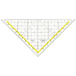 ARISTO TZ-Dreieck 22,5 cm ohne Facette, Tuschenoppen (AR1650/1)