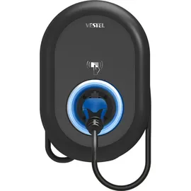 Vestel EVC04-AC11-T2P HOME PLUS Wandladestation Typ 2 (11 kW, 16 A) - 5 m Kabel