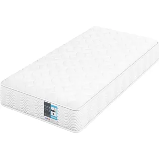Yaheetech Matratze 90x200 cm Taschenfederkernmatratze 7 Zonen Matratzen Höhe 23 cm Ergonomisch Federkernmatratze Härtegrad H3 Einzelmatratze Weiß