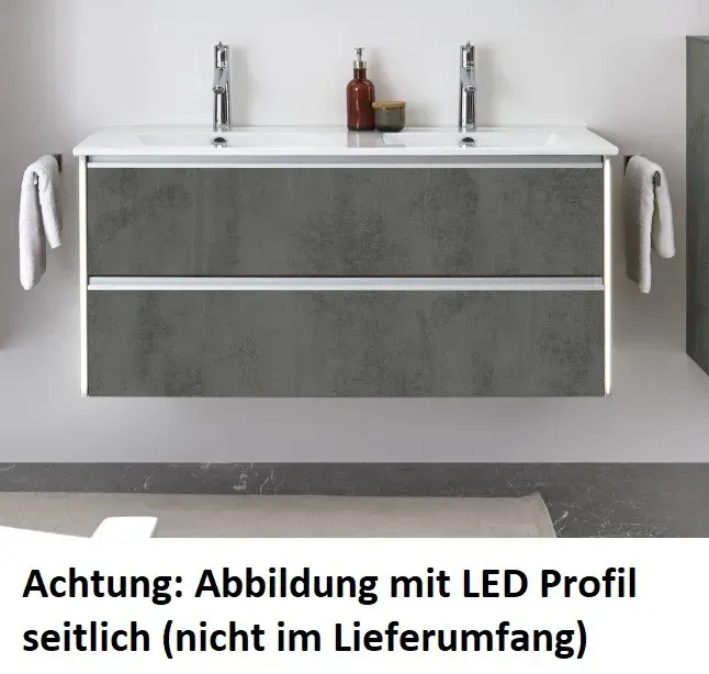 Pelipal Serie 6040 Waschtischunterschrank W99003S12, B:1183, H:536, T:455mm W99003S12