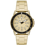 Armani Exchange Dreizeiger-Edelstahluhr für Herren, 44 mm Gehäusegröße mit Edelstahlarmband