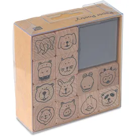 Rico Design Stempelset Tiergesichter