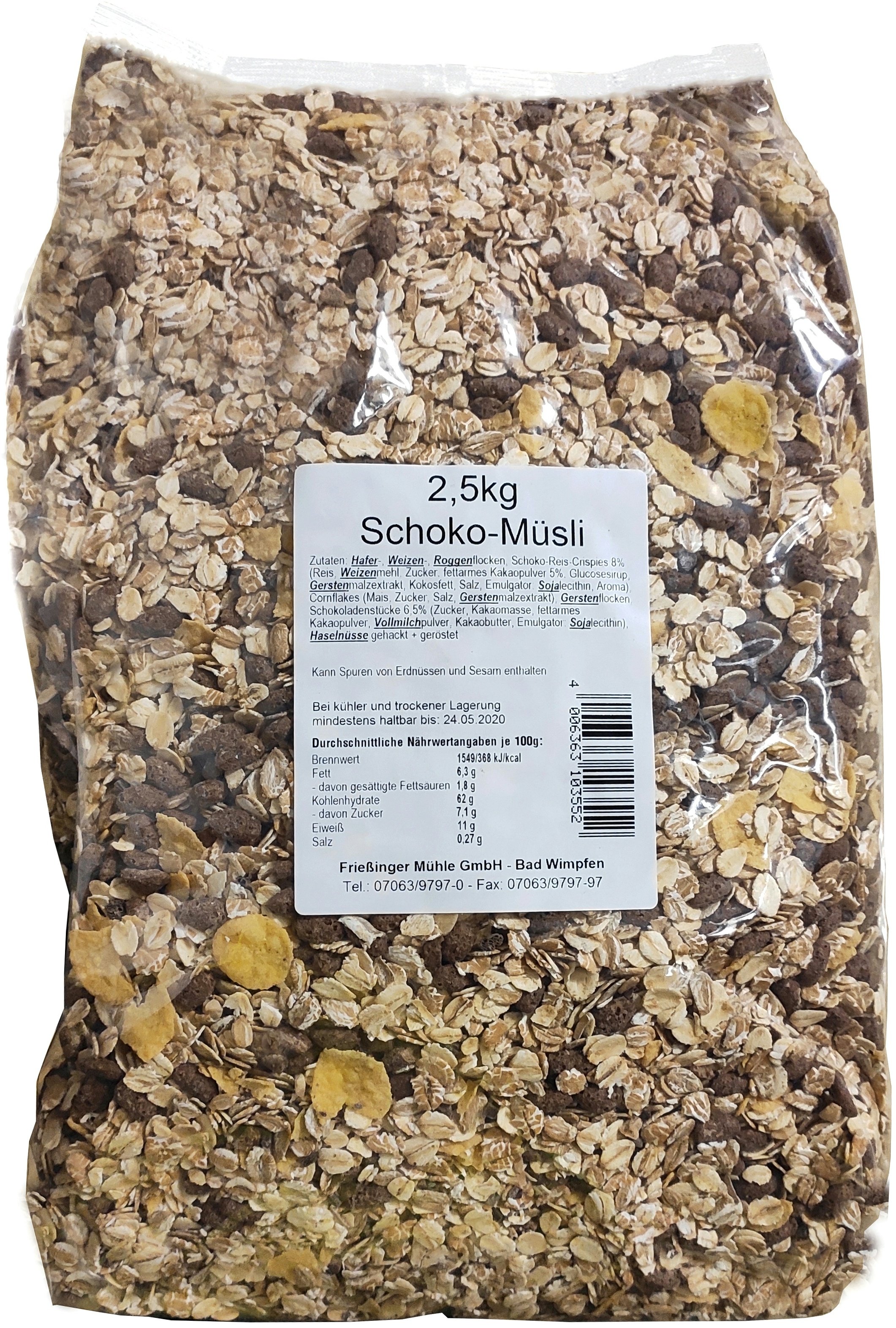 Preisvergleich Produktbild Frießinger Mühle Schokomüsli (2,5kg)