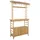 vidaXL Outdoor Bartisch 110 x 50 x 209 cm Braun