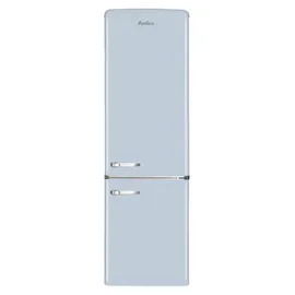 Amica KGCR 387 100 L Retro-Kühl-Gefrierkombination (244 l, 1810 mm hoch, Hellblau)