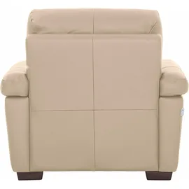 Calia Italia Sessel Gaia Leder 100 x 92 x 94 cm beige