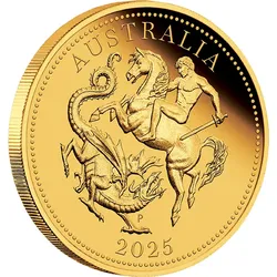 Australien 2025: 1/4 Unze Goldmünze "Sovereign" - PP