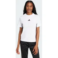 adidas Essentials 3-Streifen Cotton Kurzarm-T-Shirt White / Black XS