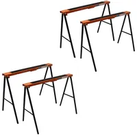 Baumarktplus 4x Klappbock 250 kg je Paar Gerüstbock Unterstellbock Stützbock