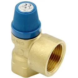 Caleffi Membran Sicherheitsventil 3/4` x 1` 8 bar Überdruckventil Heizungsventil