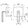 Keuco iLook_move eckig, Wandmontage, 17613250000, Messing gebürstet