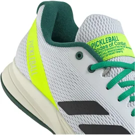 adidas Herren Pickleball Shoes, FTWR white/core black/collegiate green 48 2/3
