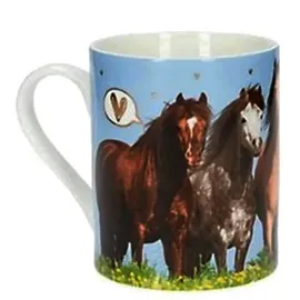 Kontiki Tasse Horse Dreams 0,3 l Weiß