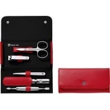 Zwilling Classic Inox Druckknopf-Etui Maniküre/Pediküre-Set 5-teilig rot