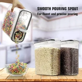 luxuskollektion Müsli-Behälter Set 6-teilig 4L Transparent