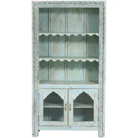 Marrakesch Orient & Mediterran Interior Bücherregal 200 x 0 x 0 cm Blau