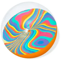 Bestway Wasserball Tie-Dye TwistTM (Packung, 1-St., Ø 34 cm), Aus strapazierfähigem PVC