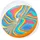 Bestway Wasserball Tie-Dye TwistTM (Packung, 1-St., Ø 34 cm), Aus strapazierfähigem PVC