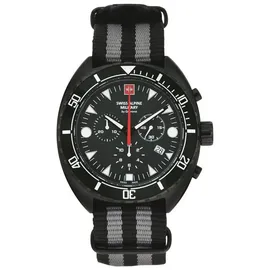 Swiss Alpine Military Turtle Chronograph Edelstahl 44 mm 7066.9677