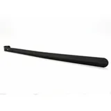HundB Schuhlöffel Langer Schuhanzieher Metall Schwarz 580 mm Anziehhilfe 1 Stück (Stück, 1-tlg., Schuhanzieher), Schuhlöffel Schuhlöffelhilfe Anziehhilfe Stiefelanzieher schwarz