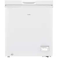 Homex Gefriertruhe, Tiefkühltruhe klein - 142L Nutzinhalt, 4-Sterne Gefrieren, Kühltruhe mit Super-Frost-Funktion, weiß