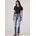 Damen Jeanshose 314 mit Stretch-Anteil Fit Blau Smudged Line W30/L34